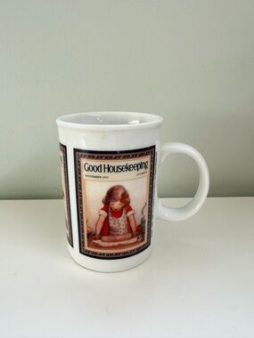 Vintage Good Housekeeping Mug 1930s Cover Art Coffee Cup Retro Collectible Mug